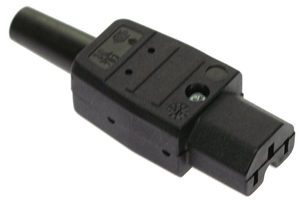 as-Schwabe cavo termoplastico spina 120° nero tipo C15 Immagine del prodotto 