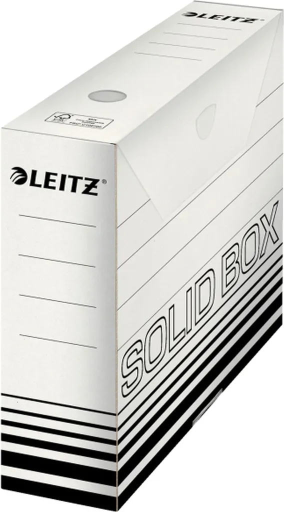 Boîte Archive Leitz Solid 80mm Blanche Ultra Robuste - Pack de 10 Box