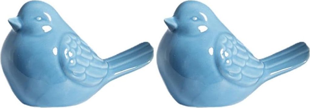 1/2 Stück blaue Vogel-Toilettenbolzenabdeckung, Harz, Tierfigur, Toilettenbodenbolzenschraube, dekorative Abdeckung, Home Hotel Badezimmer Ornament