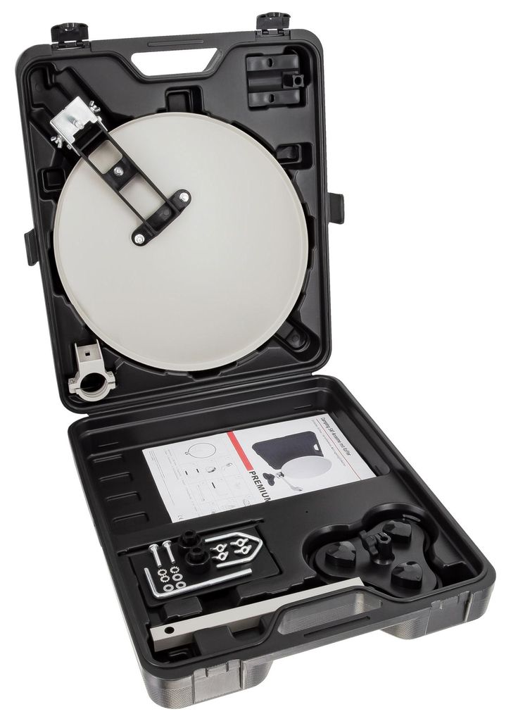 PremiumX Camping SAT Antenne Saugfuß Masthalter Tischhalter Produktbild 