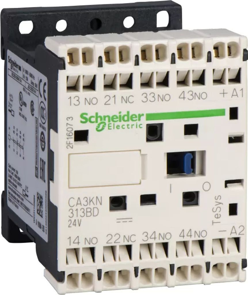 Schneider Electric Hilfsschütz, 4S, 24V DC CA3KN403BD