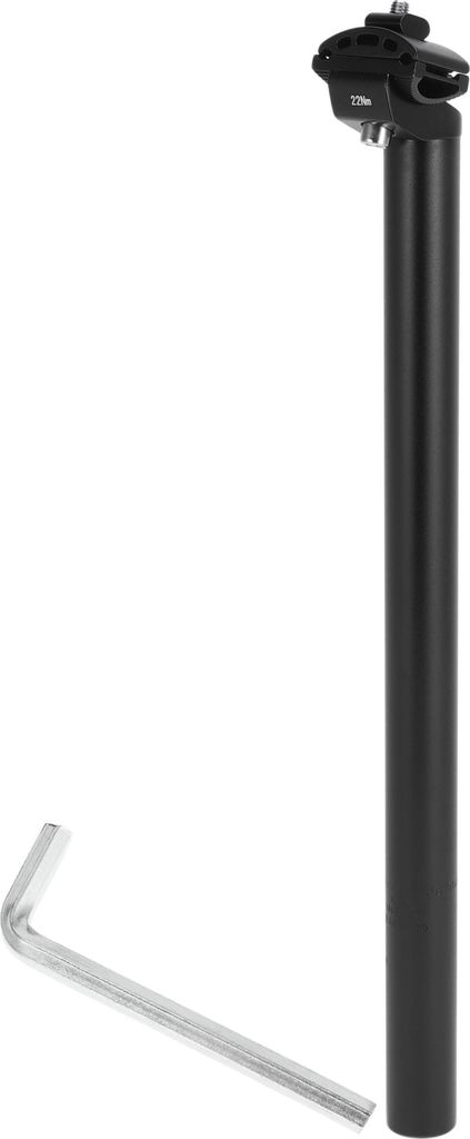 Fahrradsattelstš¹tze 30,4x450mm Fahrradsattelstš¹tze Sattelrohr Aluminiumlegierung Schwarz Extra Lang Verstellbarer Winkel mit Befestigungsclip