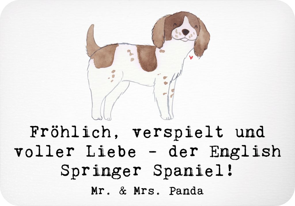 Mr. & Mrs. Panda magnet English Springer Spaniel Freude - Weiß - Geschenk, Familie, haftmagnet, Kühlschrankmagnet, whiteboardmagnet, Hunderassen ...