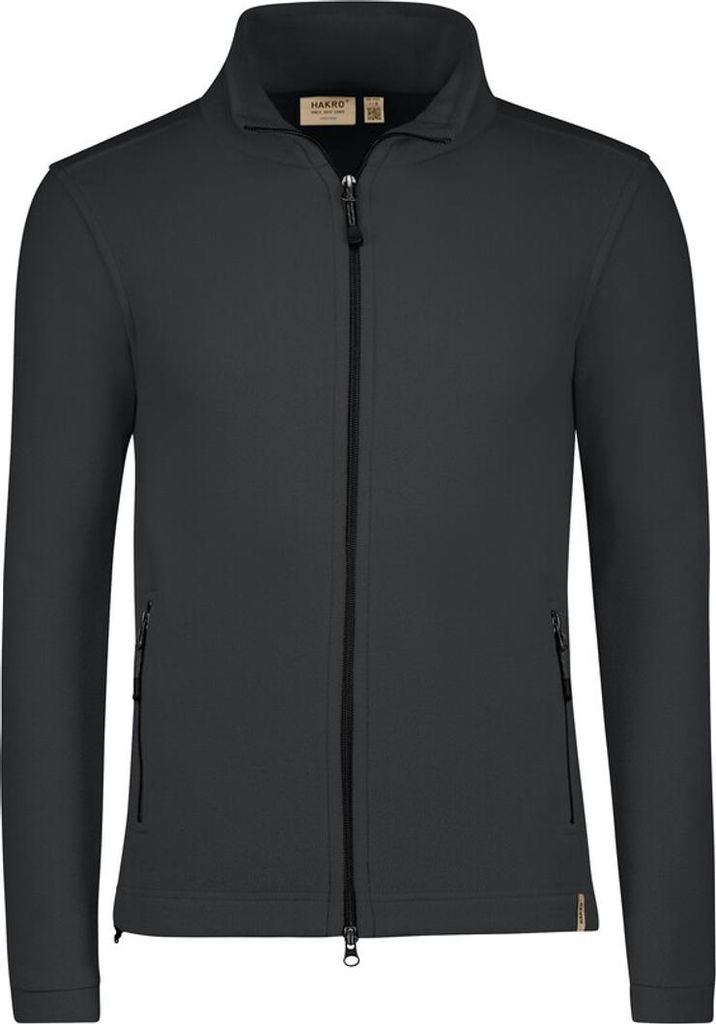 HAKRO Hakro Herren Fleece-Jacke ECO #846 Gr. XL anthrazit