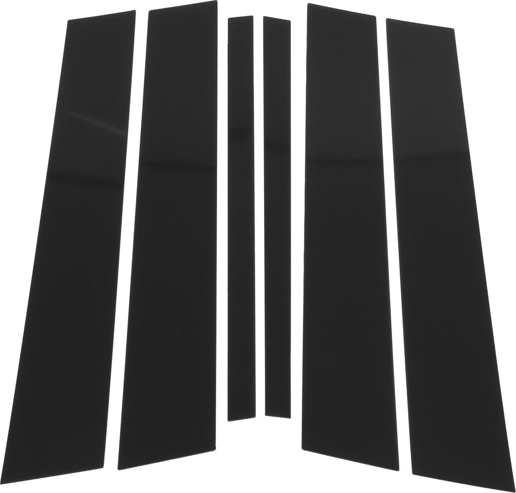 Türpfosten Fensterschutz Anti-Kratz-Aufkleber Türpfosten Außenverkleidung für BMW X1 2009-2015 Schwarz 6 Stück