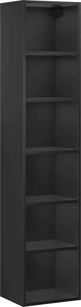 Meuble Colonne de Salle de Bain 35 cm Noir Mat Design Mexen Box-A Chic