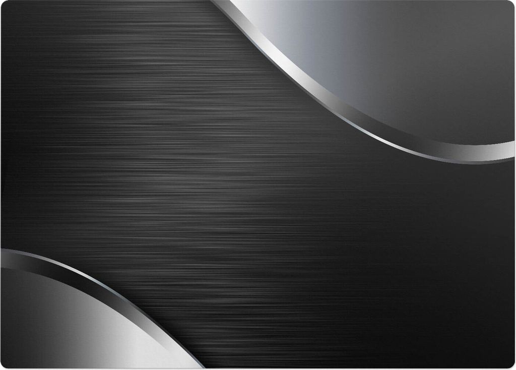 Metallische Wellen – Bodenschutzmatte – Rutschfest – Schutzmatte für Büro – Vinylmatte – Stuhlunterlage – 140 x 100 cm