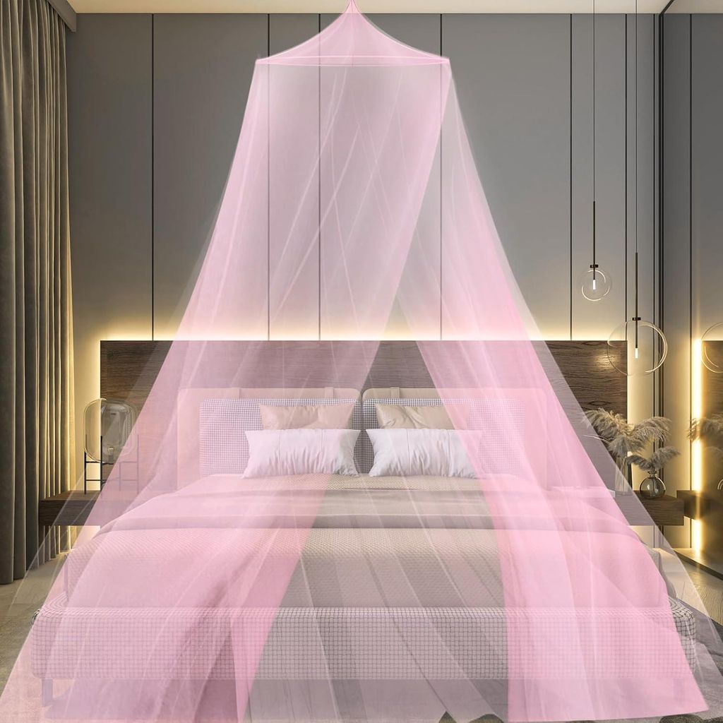 Großes Moskitonetz für Doppelbett - Tragbar & Einfach zu Installieren