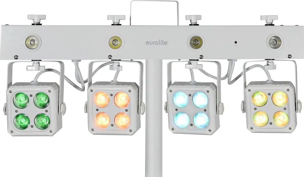 Jeu de lumière LED compact EUROLITE KLS-180 blanc pour scène