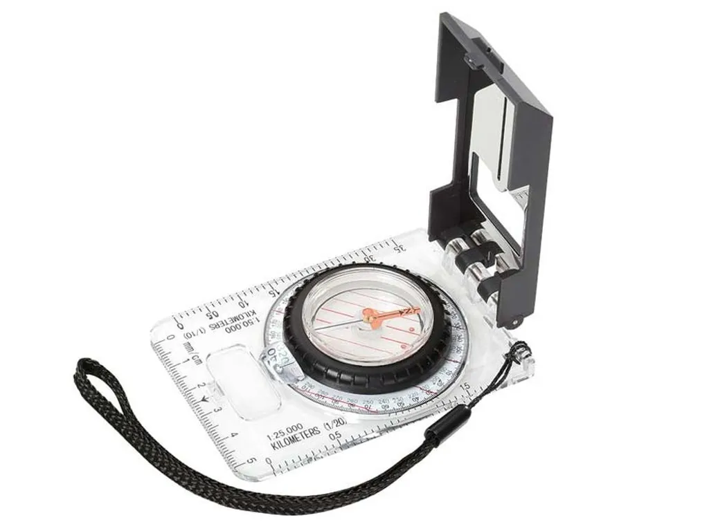Boussole avec loupe Herbertz : fini les erreurs de lecture de carte