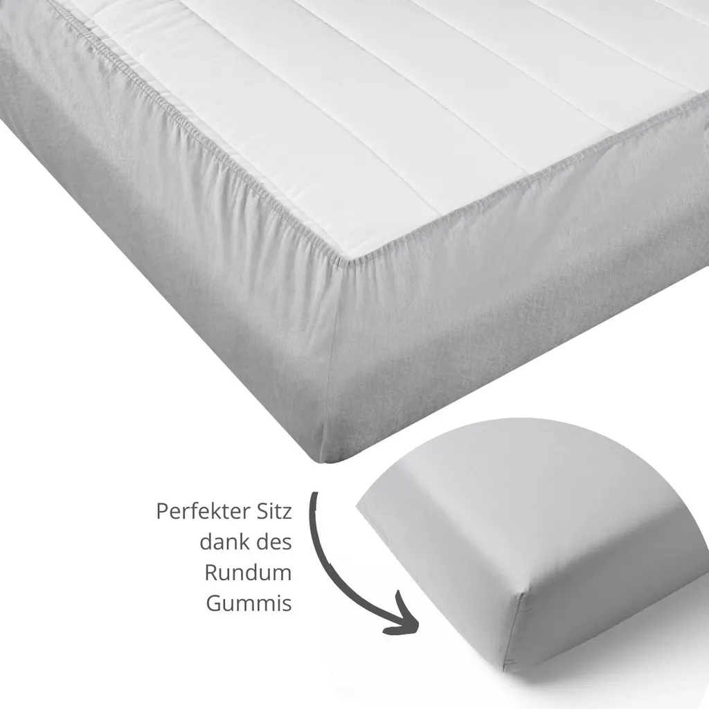 Lenzuolo Sleepling Castoro 90x200 Grigio Cotone 100% Invernale - 3