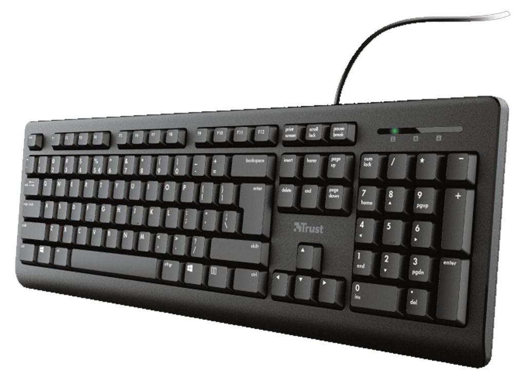 Trust Primo, Pełnowymiarowy (100%), Przewodowa, USB, Zdjęcie produktu 