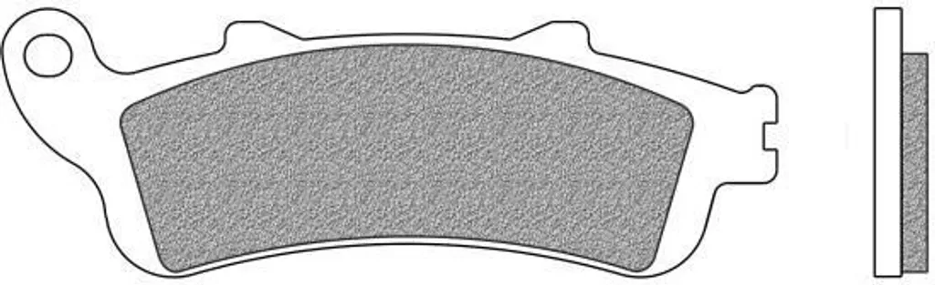 Plaquettes de frein frittées NewFren FD.0255 S2 pour moto Honda GL 1800