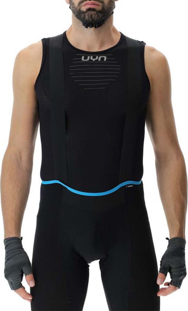 UYN Fahrrad-Muskelshirt - CYCLIST - Schwarz/Grau 2XL