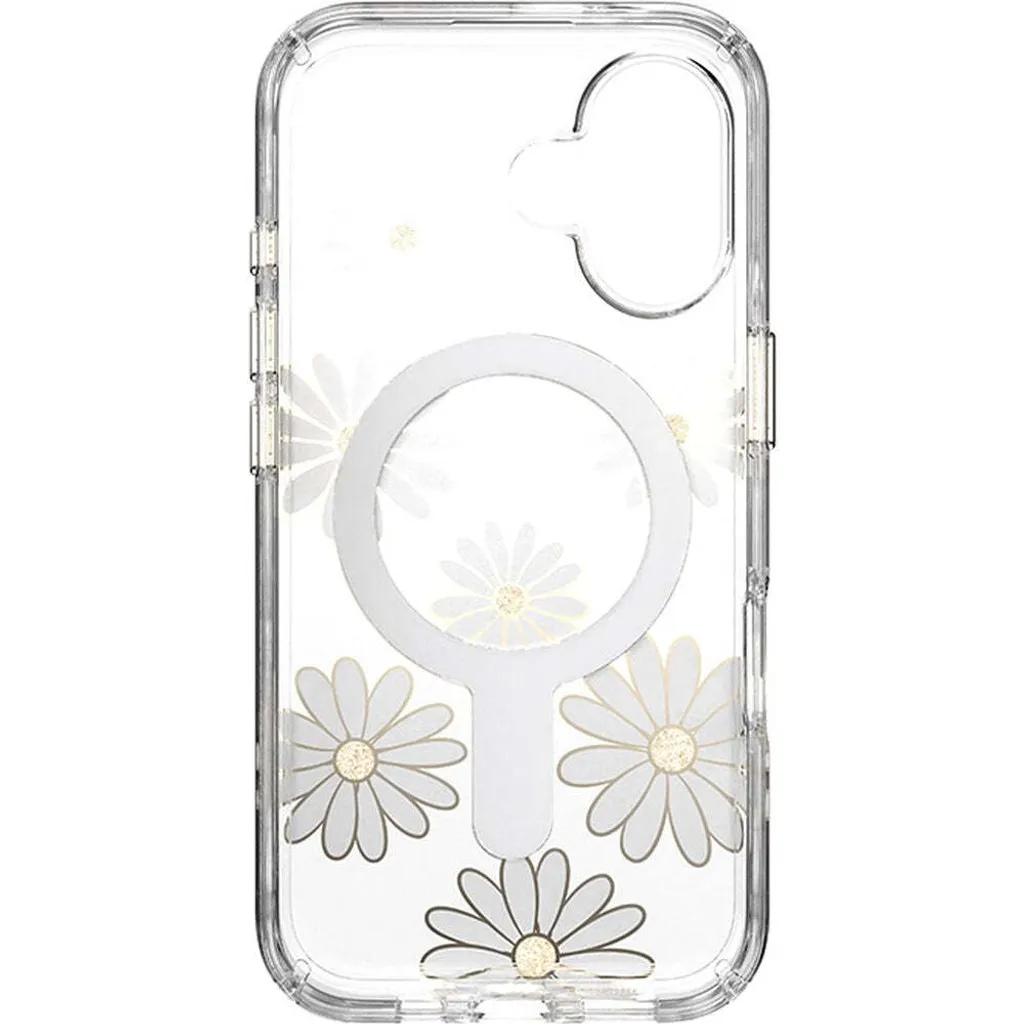 Étui de Protection iPhone 16 MagSafe Speck Presidio Lux Fleurs et Or - 14