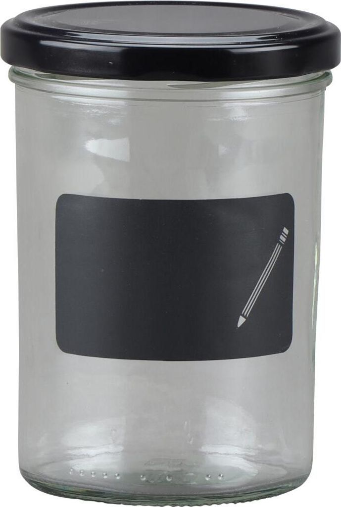Sturz-Glas "Cucinare" 440 ml mit Kreidefeld zum Beschriften