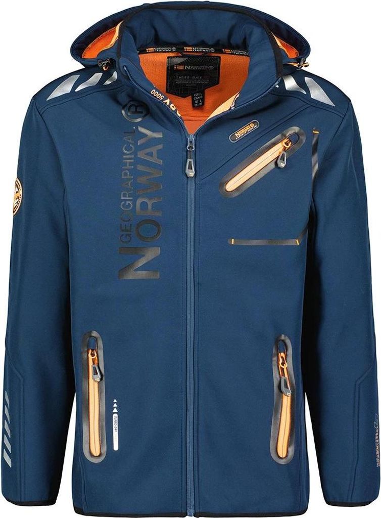 Geographical Norway Herren Softshelljacke Marine Produktbild 