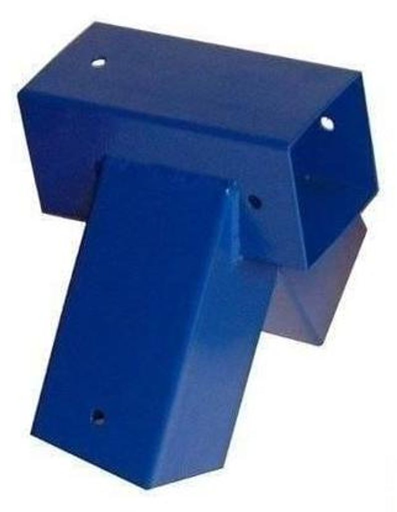 Schaukelverbinder für Balken - 90 x 90 mm - 100° - Blau - Produktbild 