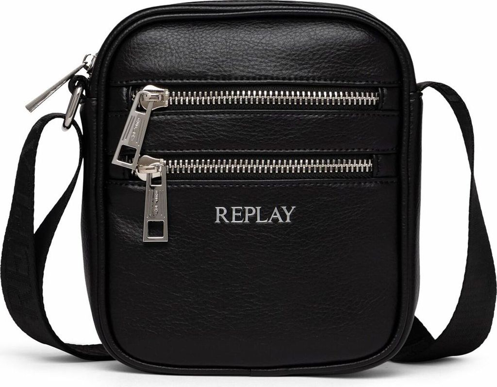 REPLAY Umhängetasche Crossbody Bag Black schwarz