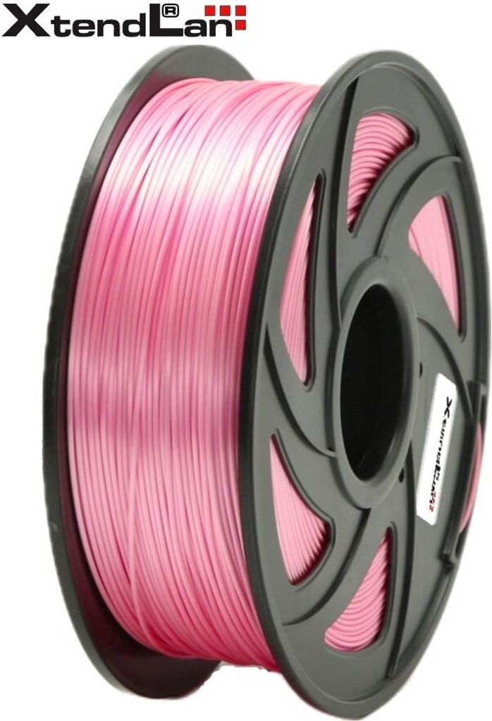 XtendLAN PLA filament 1,75mm lesklý červený 1kg