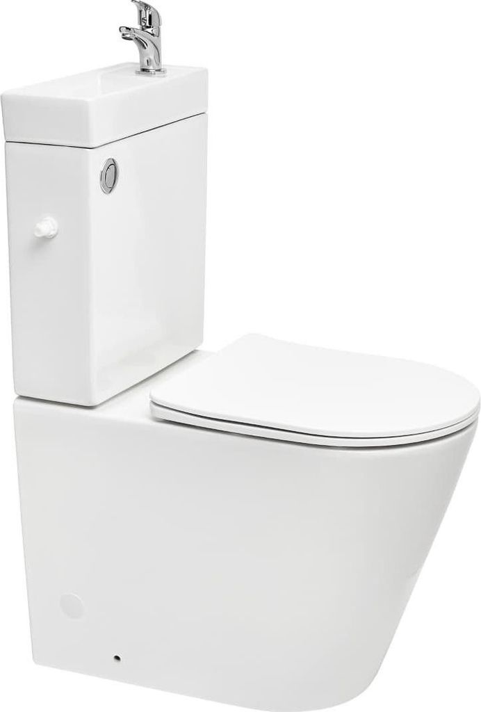 SAT Brevis Stand-WC WC-Kombination mit integriertem Produktbild 