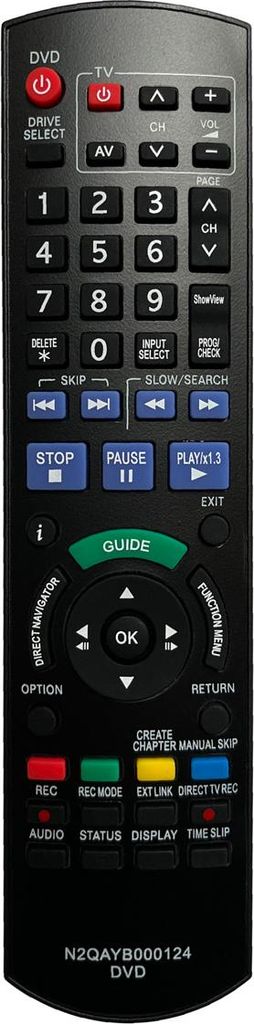 Ersatz Fernbedienung für Panasonic DMREH685 DVD Player