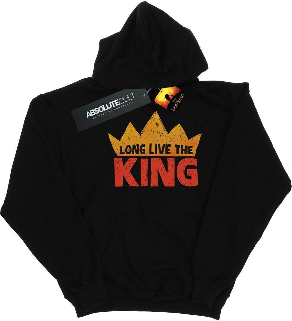 Disney - "The Lion King Long Live The King" Kapuzenpullover für Herren BI12956 (5XL) (Schwarz)