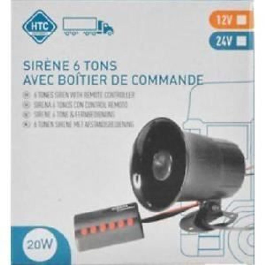6tónová siréna 12 V Obrázek produktu 