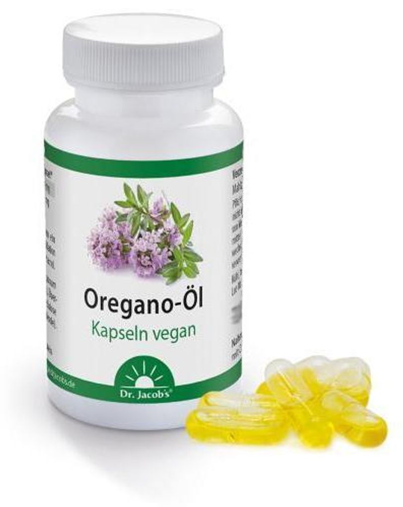 Oregano öl Kapseln vegan Dr.Jacob's 60 St