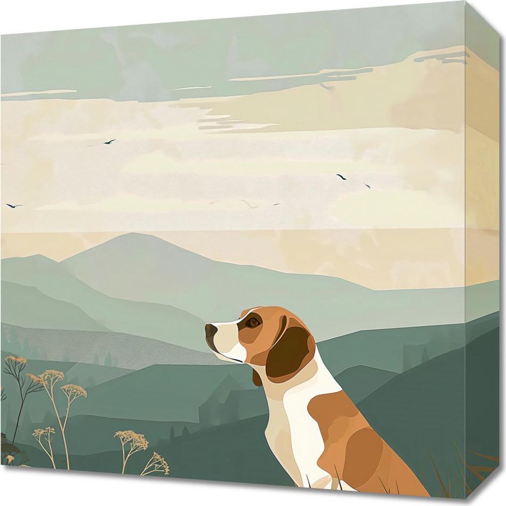 Bild 40x40cm Treuer Begleiter