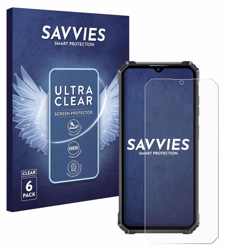 6x Für Oukitel G1 Schutzfolie Savvies Displayschutz Display Schutz Folie Klar Transparent
