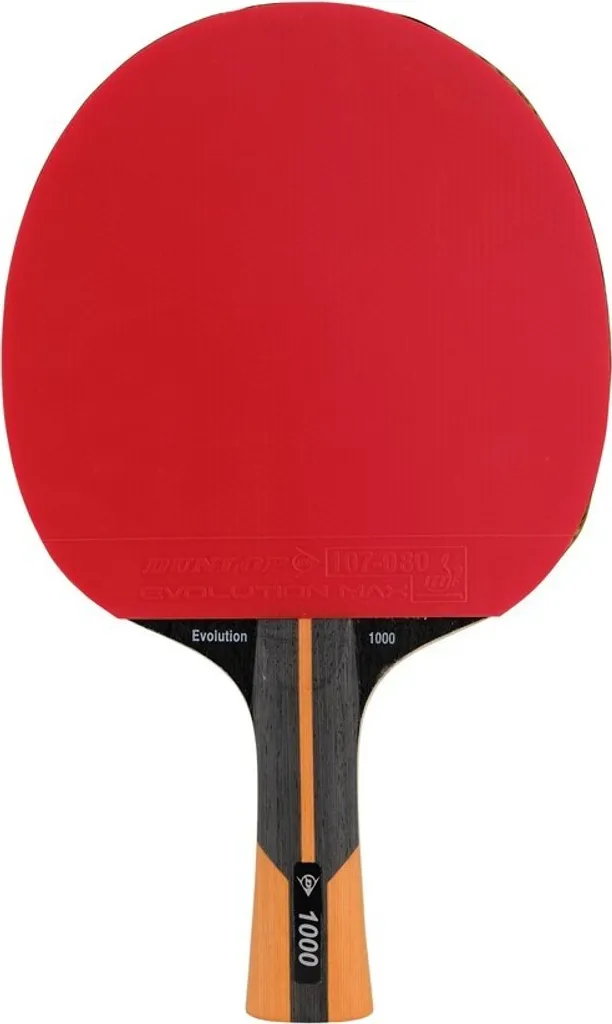 Raquette de ping-pong Dunlop Evolution 1000 RD2678 Rouge et Noir
