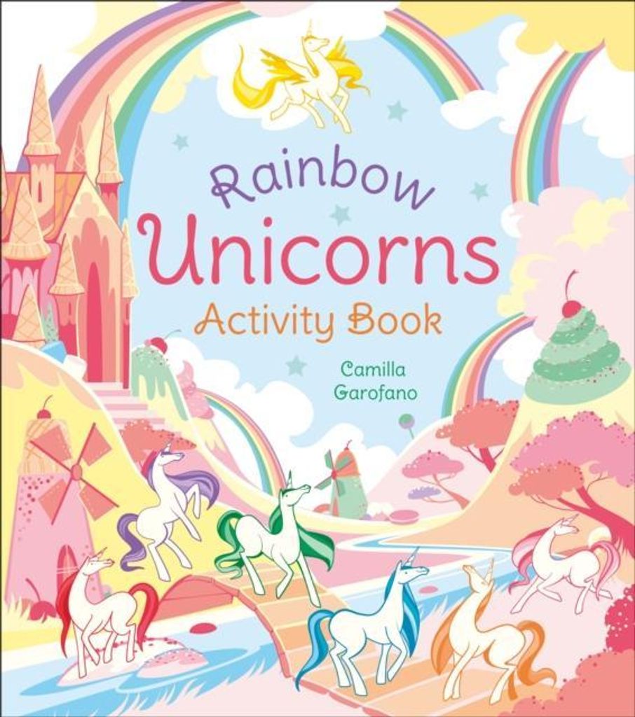 Rainbow Unicorns Activity Book – Lingua: Inglese
