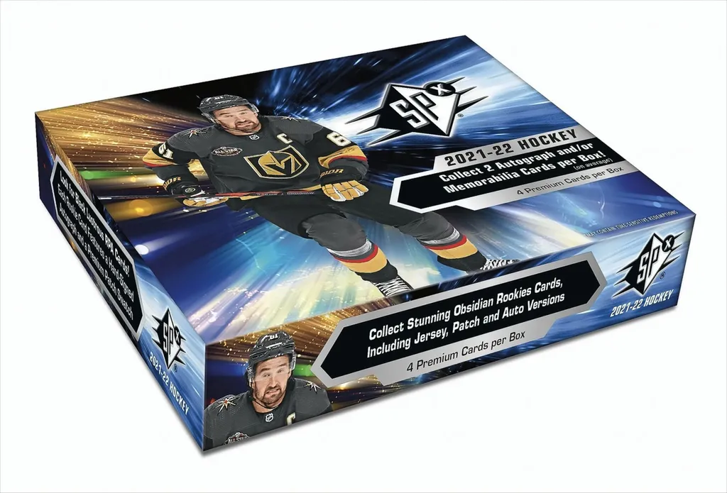 NHL SPx 2021-22 Coffret pour Compléter votre Album de Hockey sur Glace