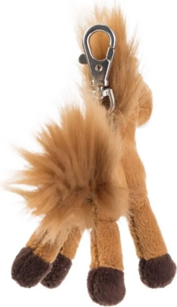 Porte-clés Cheval en Peluche Magic 11cm - Petit Bijou de Sac Schaffer - 4