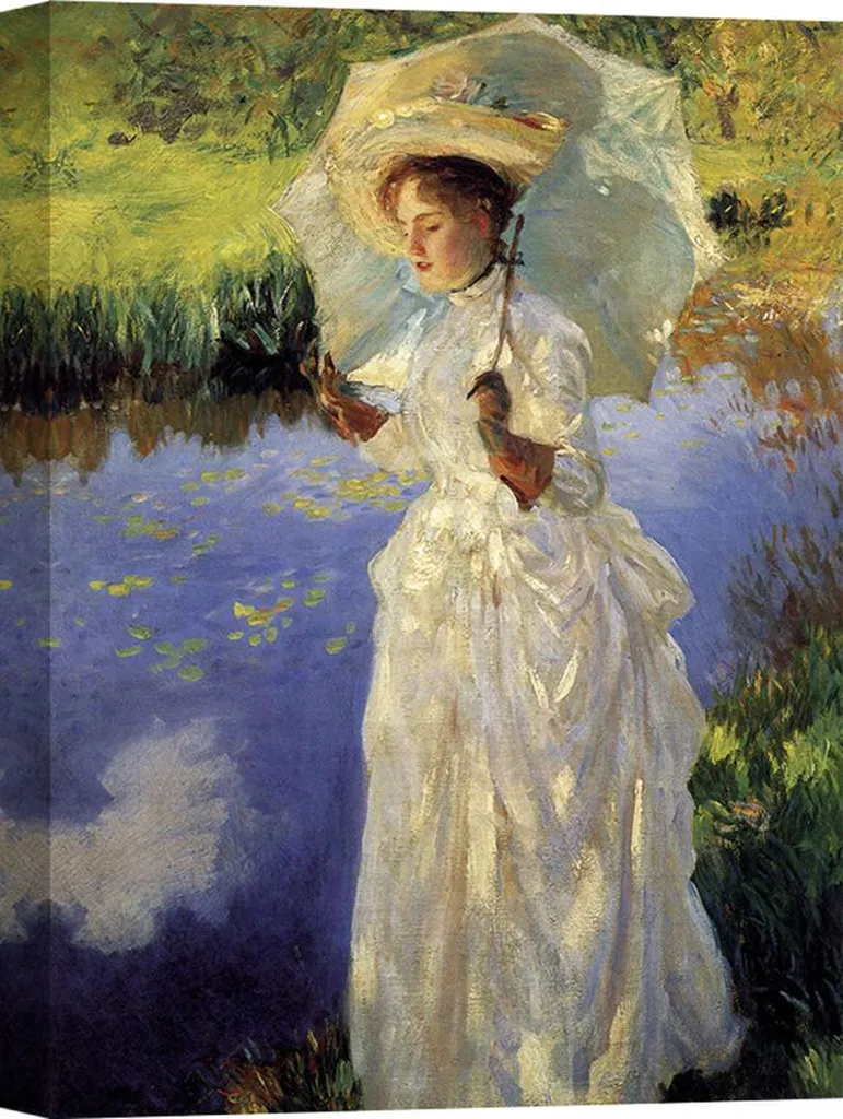 John Singer Sargent Morning Walk Impression sur Toile - Format 120x90 cm