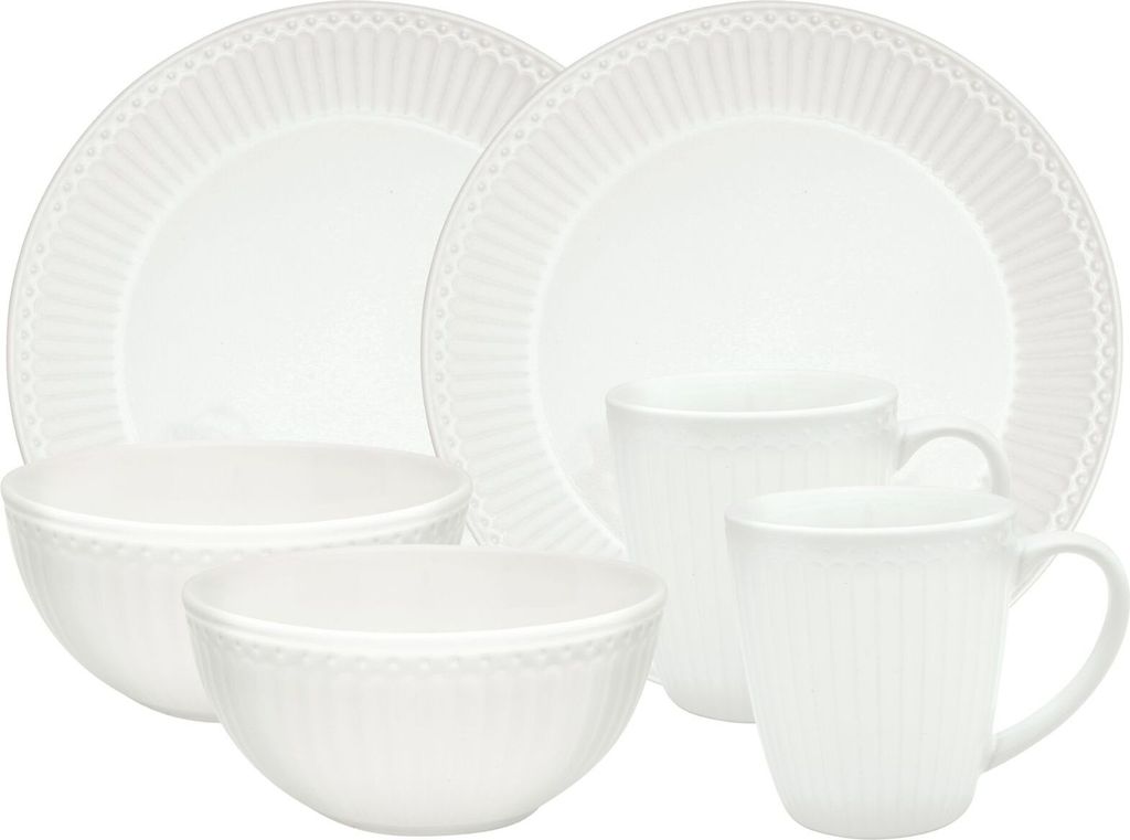 Greengate Alice Frühstücksset white 6tlg