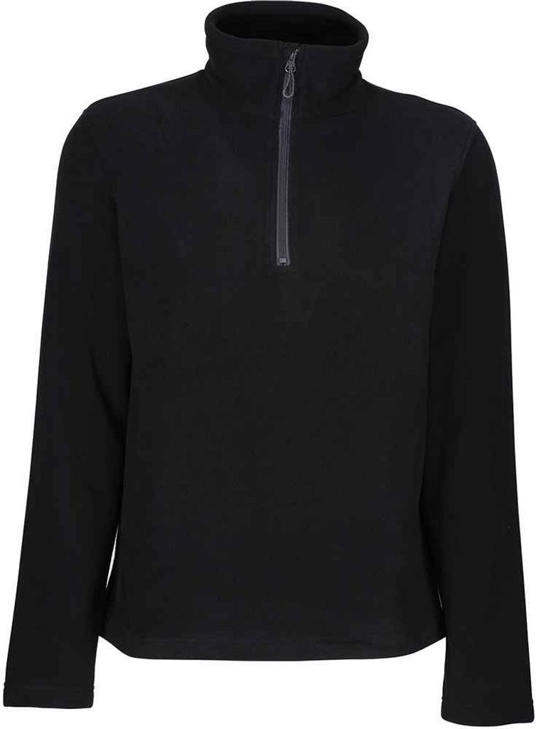 Regatta - "Honestly Made" Fleece, mit halbem Reißverschluss für Herren PC4284 (S) (Schwarz)
