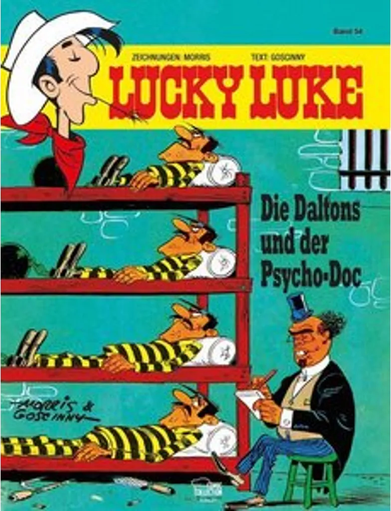 Livre BD Lucky Luke 54 Les Dalton et le Psycho-Doc pour Collectionneur
