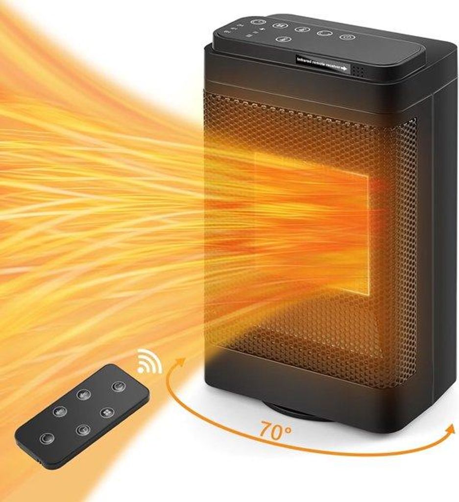 Grzejniki elektryczne 1500 W, energooszczędne grzejniki z Zdjęcie produktu 