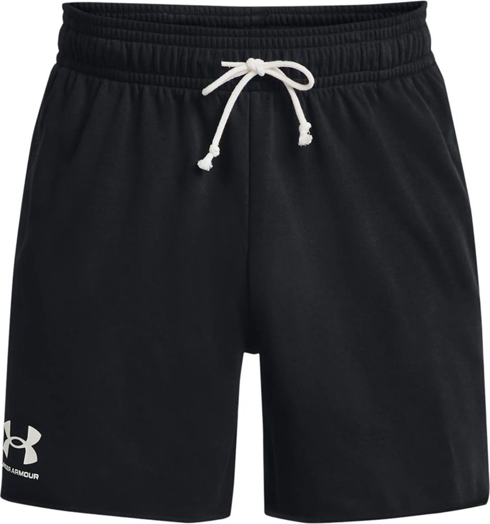 Under Armour Shorts Ua Rival Terry 6In Short-Schwarz 1382427-001__SM