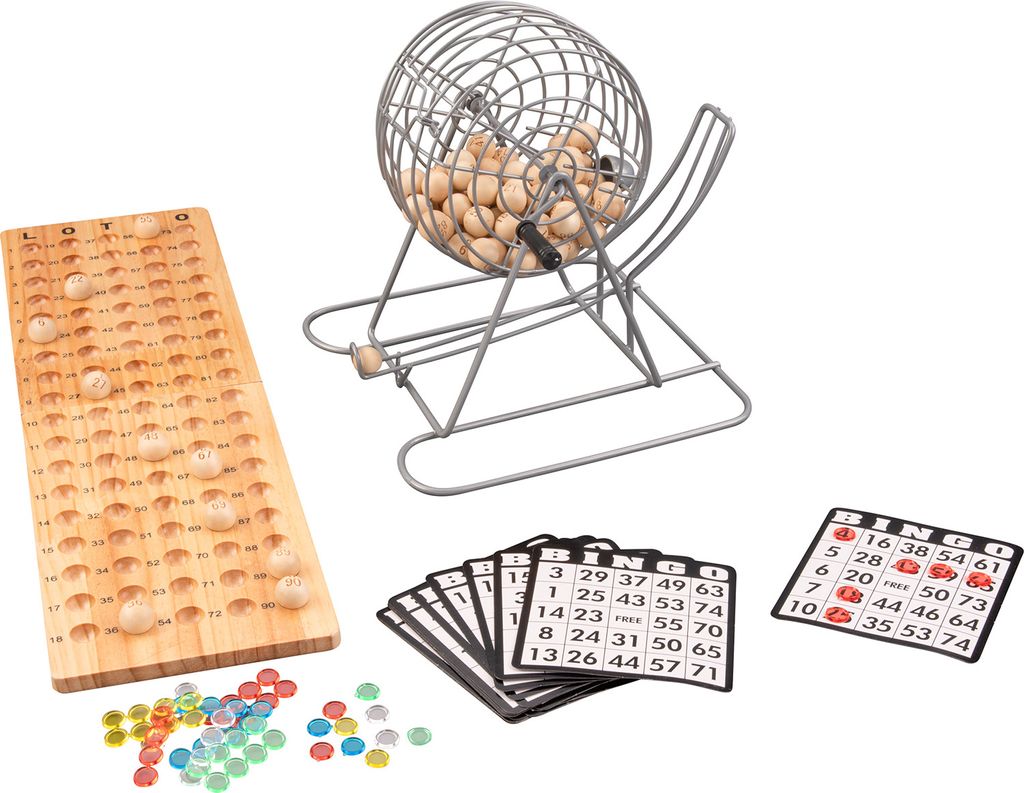 Sada Lotto / Bingo s dřevěným ovládacím panelem Obrázek produktu