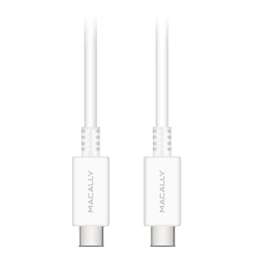Macally UCUC6: Cavo USB-C Premium 1.8 Metri Bianco per MacBook e iPad