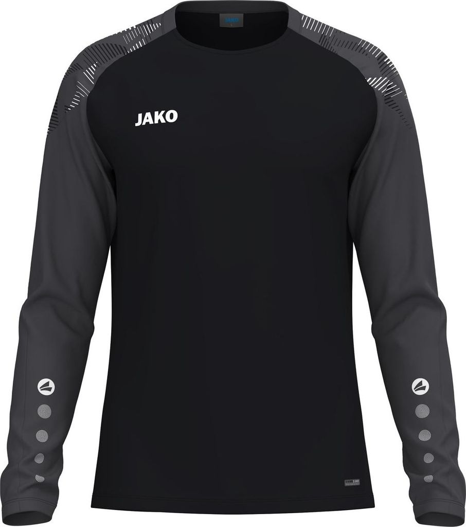 Jako Longsleeve Sonic - schwarz/anthrazit, Größe:164