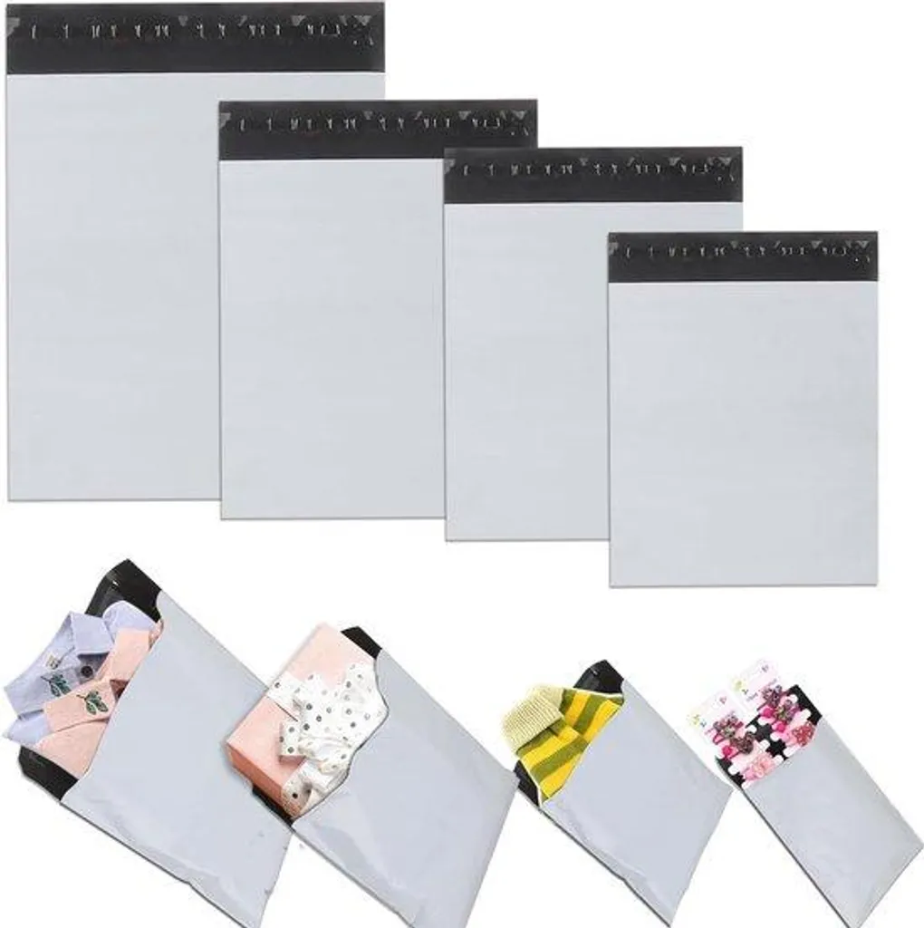 Sachets d'expédition étanches lot de 100 enveloppes colis anti-vol