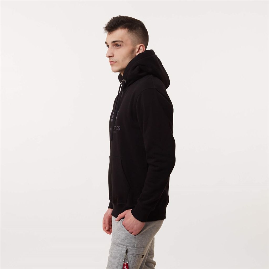 Alpha Industries Herren Basic Hoody – Kapuzenpullover Mit Weichem Strick, Kängurutasche, Alpha-Logo Auf Der Brust, Regular Fit