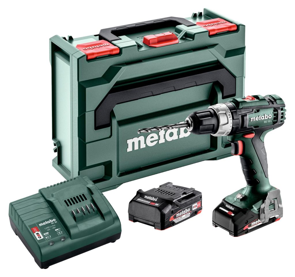 Metabo BS 18 L, Wiertarka pistoletowa, Zamek centralny, Zdjęcie produktu 