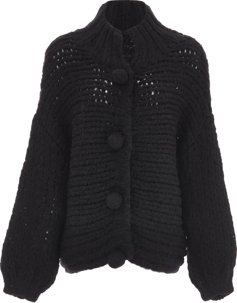 ebeeza damen strickjacke - schwarz, M Produktbild 