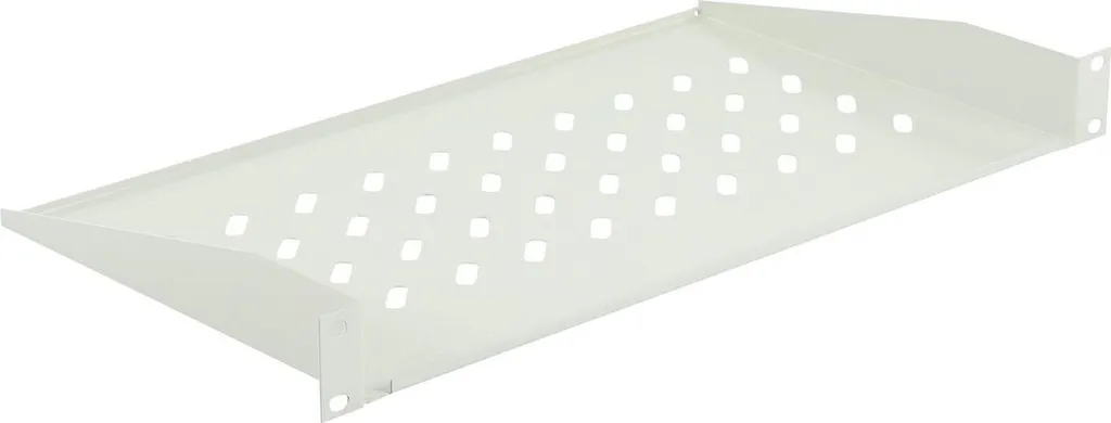 Plateau de rangement 1U pour baie informatique 19'' profondeur 25cm