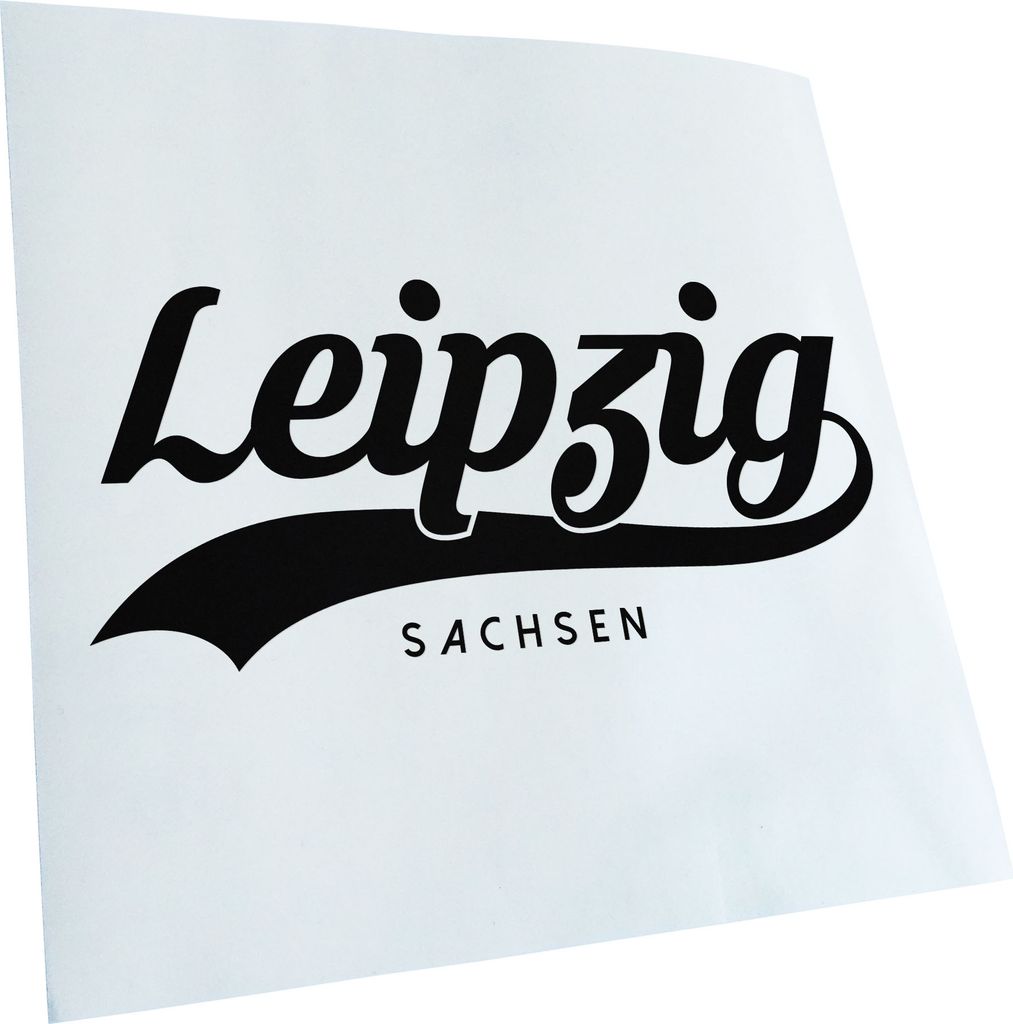 Kiwistar - Autoaufkleber - Leipzig Sachsen - Neongrün - 20x9cm - Aufkleber für Auto, Laptop, Fahrrad, LKW, Motorrad mehrfarbig JDM Decal Racing